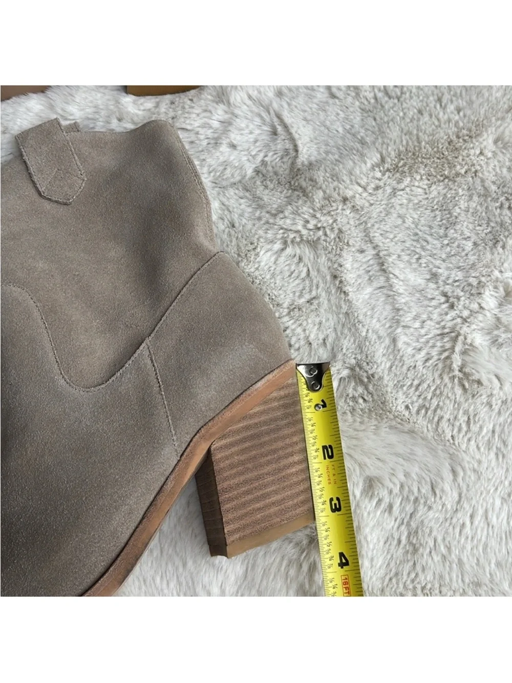 Anthropologie Silent D Munchy Suede Pointed Toe Western Women's Boots Size 7